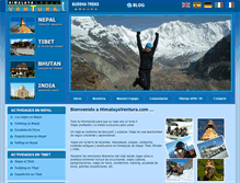 Tablet Screenshot of himalayaventura.com